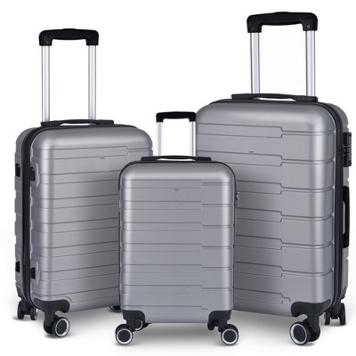 Luggage Set Of 3, Suitcases With Spinner Wheels Hardside Expandable ...