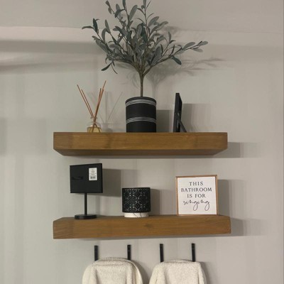 Target wall shelves wood discount