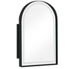 CSBDHOME 24" W x 36" H Recessed Framed Medicine Cabinet With LED Mirror - 2 of 4