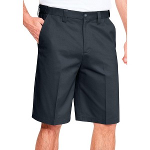 KingSize Men's Big & Tall Tall Wrinkle-Free Expandable Waist Plain Front Shorts - 1 of 4