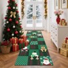 Christmas Checkered Accent Rug with Non Slip Backing - 2 of 4