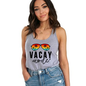 Simply Sage Market Vacay Mode Sunglasses Racerback Tank - 1 of 4