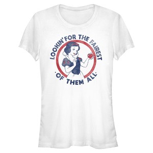 Juniors Snow White and the Seven Dwarfs Looking for the Fairest T Shirt - 1 of 4