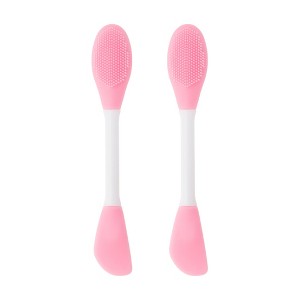 Unique Bargains Soft Knife-shaped Facial Mask Brush 2 Pcs - 1 of 4