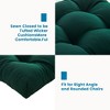 Outdoor Chair Cushions,3 Piece Loveseat Outdoor Cushions Set,Tufted/Wicker Patio Cushion for Patio Furniture All Weather,44"x19"x5" - 4 of 4