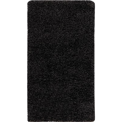 Evolution Shag Evo520 Power Loomed Area Rug - Charcoal - 4'x6 ...