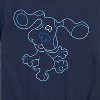 Boys' - Blue's Clues & You! - Blue Outline Short Sleeve Graphic T-Shirt - 2 of 4