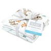 Hudson Baby Flannel Washcloths, Neutral Woodland Pals 10Pk, One Size - 2 of 4