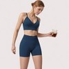 Anna-Kaci Active Women's High Waist Compression Biker Shorts with Sculpting Seam Detail and Stretch Fit Fabric - 3 of 4