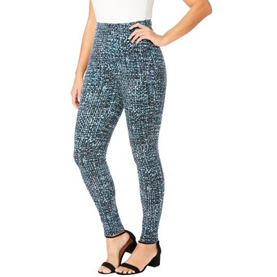 Jessica London Women's Plus Size Everyday Stretch Cotton Legging