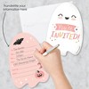 Big Dot of Happiness Pastel Halloween - Shaped Fill-In Invitations - Pink Pumpkin Party Invitation Cards with Envelopes - Set of 12 - image 3 of 4