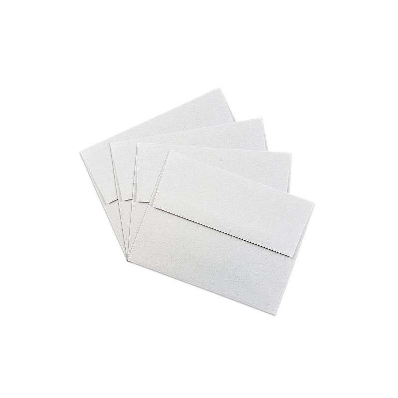 JAM Paper A2 Passport Invitation Envelopes 4.375 x 5.75 Granite Silver Recycled Bulk 250/Box, 3 of 5