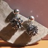 SOHI Women's Embellished Cluster Drop Earrings - 2 of 4
