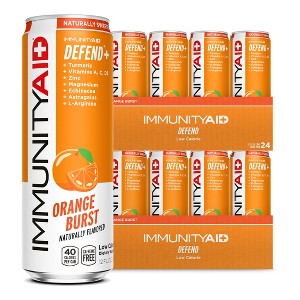 IMMUNITYAID Support Blend Echinacea, Zinc, Astragalus and Vitamin C, No Artificial Flavors or Sweeteners, No Caffeine, 12 Fl Oz (Pack of 24) - 1 of 4