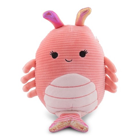 SQUISHMALLOWS - PORTE-CLÉ EN PELUCHE DE CHESTER LA CREVETTE (9 CM