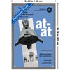 Trends International Star Wars: Moving At Lightspeed - AT-AT Framed Wall Poster Prints - 3 of 4