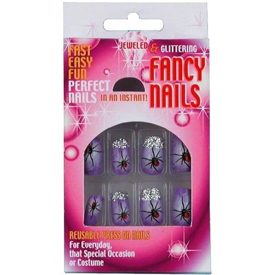 Forum Novelties Jeweled & Glittering Spiders Fancy Costume Nails