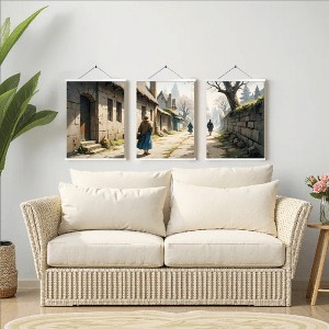 Rustic Scenery Theme Decorative Canvas Wall Painting,3 - Pieces (Set of 3) - 1 of 4