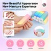 Saviland Pro Salon-Grade Buffer System - Dual-Grit 100/180 High-Elastic Sponge Blocks for Natural Nail Refinement. (Size: 4 Blocks) - 2 of 4