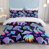 Boersma Fantasy Mushroom Bedding Set Predatory Dinosaur Ultra Soft Comforter Cover Set Decorative 3 Piece Duvet Cover With 2 Pillow Shams Full Size - 2 of 4