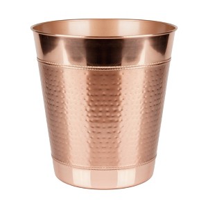 Hudson Decorative Stainless Steel Trash Wastebasket Copper - Nu Steel - 1 of 4