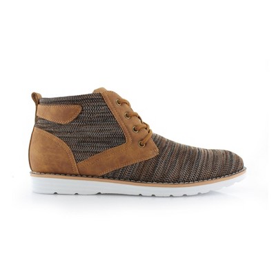 Polar Fox Mens Bohort MPX506060 Mid-Top Knitted Round Toe Sneaker Boots, in Brown, Size 7.5 — фото 2