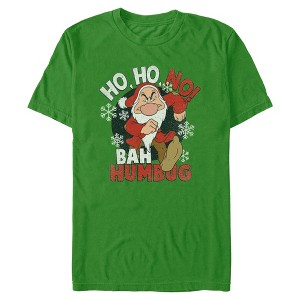 Mens Disney Ho Ho No, Bah Humbug T Shirt - 1 of 4