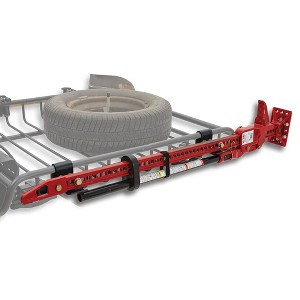 Yakima Durable Steel Car Roof Top Hi-Lift Jack Bracket Secures LoadWarrior or MegaWarrior Baskets for an Optimized and Tidy Space, Red - 1 of 4