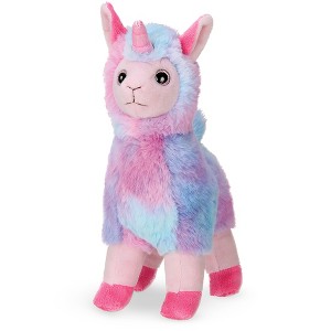 Bearington Luna Llamacorn The Rainbow Llama Plush, 10 Inch Llama Stuffed Animal - 1 of 4