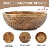 Mela Artisans Wooden Bowl for Decor, Candies - Jasmine, Darma, Jai, Doon Valley - 3 of 4