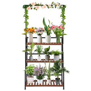 YIYIBYUS 3-Tier Heavy Duty Hanging Plant Stand Shelving Flower Pot Rack - 1 of 4