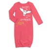 Harry Potter Hedwig Owl Baby Girls 3 Pack Sleeper Gown Newborn to Infant  - 3 of 4