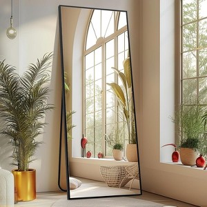 64"x21" Arched Full Length Mirror, Standing or Leaning Full Body Mirror with Aluminum Alloy Thin Frame. - 1 of 4