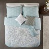24 Pcs Essentials RIAB Faux Silk Bedding Set, Luxury Lavish Tufted Detailed Comforter for All Season, Solid Royal Style Traditional Prime Cozy Bed Set - 4 of 4