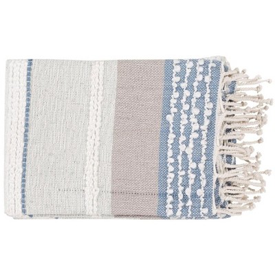 Mark & Day Pflach 50"W x 60"L Texture Taupe Throw Blankets