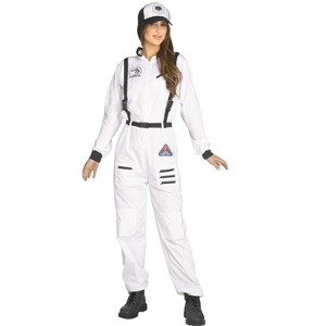 Fun World Women's Astronaut Jumpsuit Adult Costume - 1 of 3