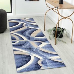 Luxe Weavers Modern Abstract Geometric Indoor Area Rug - 1 of 4