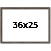 PosterPalooza | 36x25 Modern Bamboo Picture Frame, UV Acrylic, 5 Finishes - 2 of 4