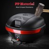 AHR 30L Motorcycle Tour Tail Box Scooter Trunk Luggage Top Lock Storage Carrier Case - 3 of 4