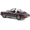 1971 Porsche 911 T Targa Violet with Black Top 1/18 Diecast Model Car by Norev - 3 of 4