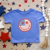 The Juniper Shop Flag Smiley Face Toddler Short Sleeve Tee - image 2 of 2