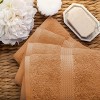 Luxury Cotton Heavyweight Ultra-Plush Hand Towel Set of 4 by Blue Nile Mills - 4 of 4