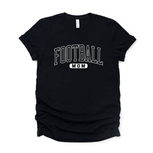 Simply Sage Market Football Mom Block Short Sleeve Tee - 2XL - Black - 1 of 4