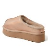 Fireside by Dearfoams Women's Queenstown Genuine Shearling Platform Clog Slipper - 2 of 4