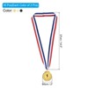 Unique Bargains Zinc Alloy Corrosion-resistant Strong Durable Award Medals Gold Silver Bronze 6 Pcs - 2 of 4