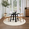 Washable Modern Solid Non Slip Area Rugs for Bedroom Living Room, Low Pile Soft Carpet for Home Office - 4 of 4