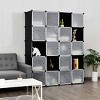 Tangkula 20 Cube Clothes Organizer Storage Cubes Portable Wardrobe Bedroom Storage Cubby - image 4 of 4