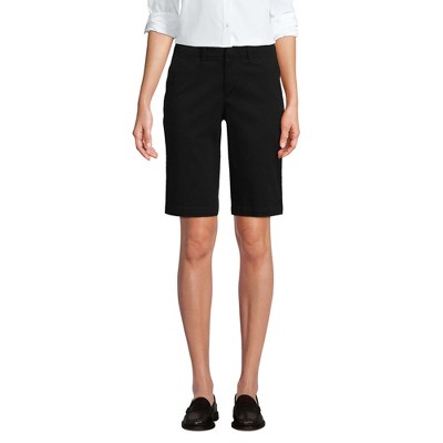 Lands' End Women's Elastic Back Classic 12" Chino Shorts