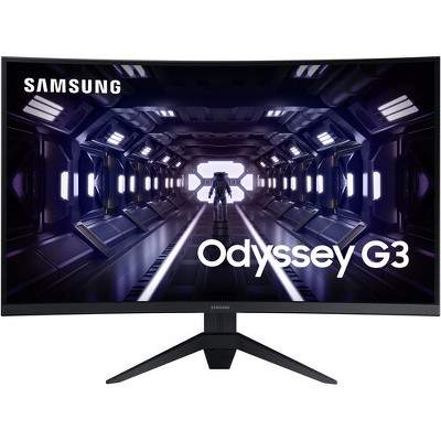 Manufacturer Refurbished Samsung G35T Odyssey 32" 16:9 Curved 165 Hz AMD FreeSync VA Gaming Monitor, Black
