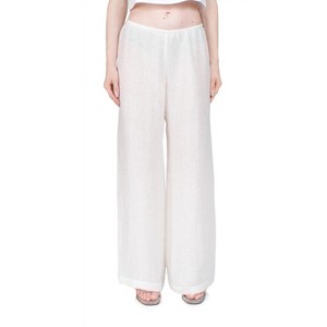 Women's Stella Wide Leg Sequin Linen Pant - LESET - 1 of 4